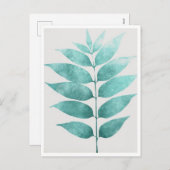 葉書 – 緑シダ シーズンポストカード (正面/裏面)