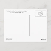 葉書：蘭とハミングバード ポストカード (裏面)