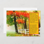 葉書 – 詩篇1:1-3は賛美男だ ポストカード (正面/裏面)