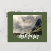 葉書「雲の中から現れるハレアカラ」 ポストカード (正面/裏面)