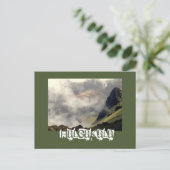 葉書「雲の中から現れるハレアカラ」 ポストカード (スタンド正面)