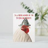 葉書、鶏葉書 ポストカード (スタンド正面)