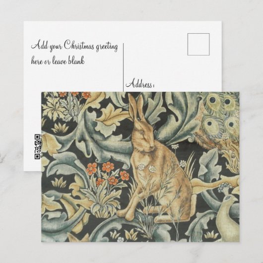 葉書 – Hare and Bird ポストカード (正面/裏面)