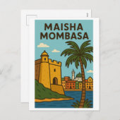 葉書 – Maisha Mombasa シーズンポストカード (正面/裏面)