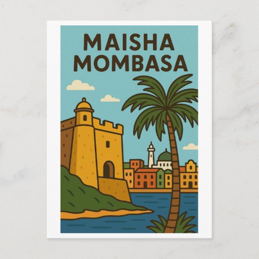葉書 – Maisha Mombasa シーズンポストカード (正面)