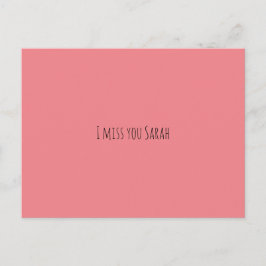 葉書Iピッ恋しく思クのシンプル編集 ポストカード