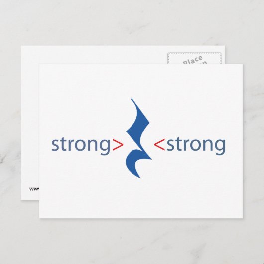 葉書strong>wart rust<strong ポストカード (正面/裏面)