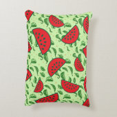 葉柄とスイカ アクセントクッション (裏面(縦))