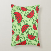 葉柄とスイカ アクセントクッション (正面(垂直))