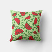 葉柄とスイカ クッション (裏面)