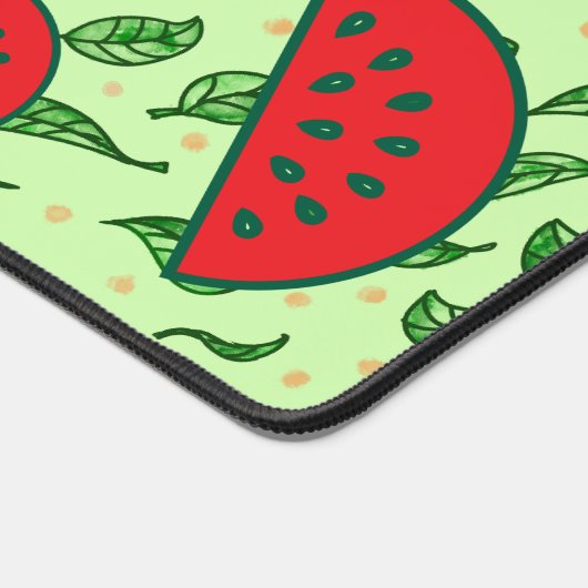 葉柄とスイカ デスクマット (コーナー)