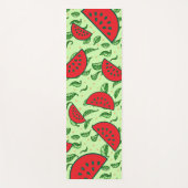 葉柄とスイカ ヨガマット (正面)