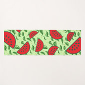 葉柄とスイカ ヨガマット (正面(横))