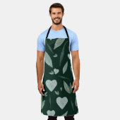 葉柄エプロン – 植物用キッチン エプロン (着用した状態)