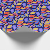 葉柄カラフル包装紙 ラッピングペーパー (角)