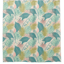 葉柄シャワーカーテン シャワーカーテン