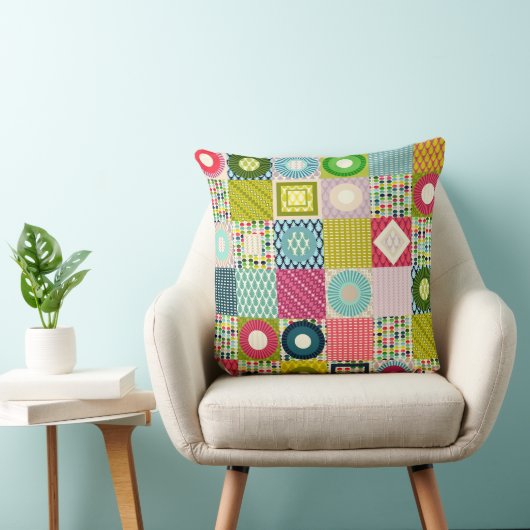 葉格子 クッション (椅子)