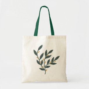 葉植物イラストレーション トートバッグ