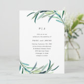 葉植物学結婚院 招待状 (スタンド正面)