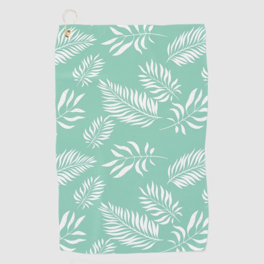 葉模様14 ゴルフタオル (正面)