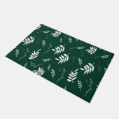 葉模様 ドアマット (アングル)