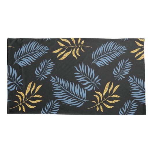 葉模様 17 枕カバー (裏面)