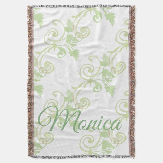 葉渦カスタム スローブランケット (正面縦)