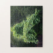 葉状つる植物玉座自然 ジグソーパズル (縦)