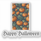 葉状カボチャのパッチ シール (正面)