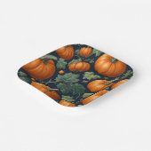 葉状カボチャのパッチ ペーパープレート (傾斜あり)