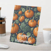 葉状カボチャのパッチ 台座サイン (インサイチュ)