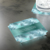 葉状ティール(緑がかった色)メンタルヘルス・カウンセラー |心理学者 ペーパーコースター