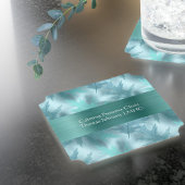 葉状ティール(緑がかった色)メンタルヘルス・カウンセラー |心理学者 ペーパーコースター