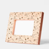 葉状フローラデザインエッチングフレーム レーザー彫刻フレーム (左)