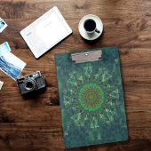 葉状フローラ角スティックパズル配置 クリップボード