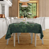 葉状フローラ角スティックパズル配置 テーブルクロス