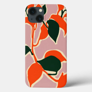 葉状抽象化 iPhone 13ケース