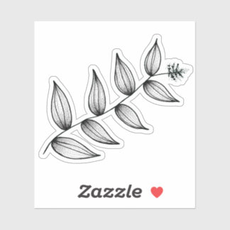 葉状植物 |植物学 | Solomon's Plume Sticker シール