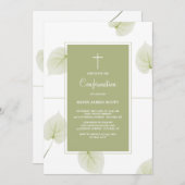 葉確認招待状 招待状 (正面/裏面)