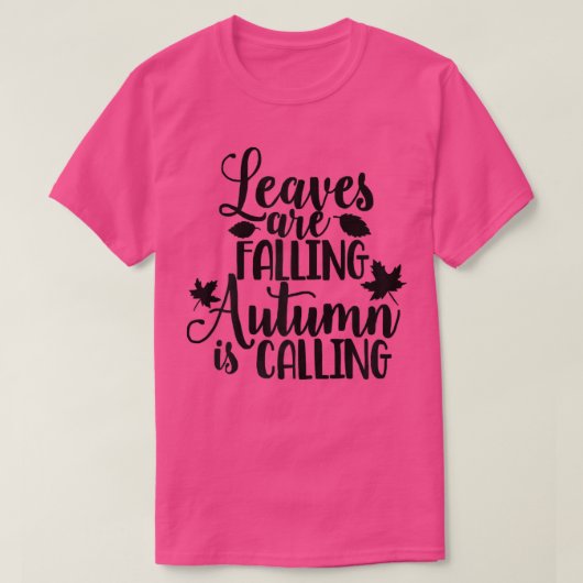 葉秋が来る Tシャツ (デザイン正面)