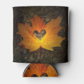 **葉秋の美しいハート** 缶クーラー (正面)