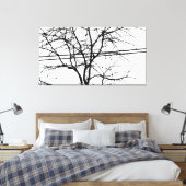 葉秋内の、分岐、電源ライン キャンバスプリント (インサイチュ (寝室))