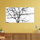 葉秋内の、分岐、電源ライン キャンバスプリント (インサイチュ (リビング))