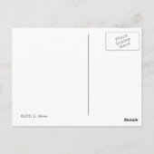 葉秋前の秋の ポストカード (裏面)