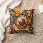 葉秋枕 クッション (ブランケット)