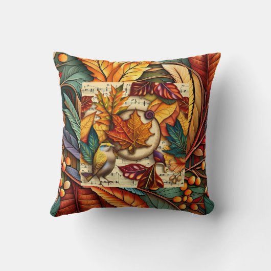 葉秋枕 クッション (裏面)