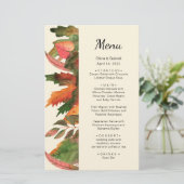 葉秋。秋のエレガントな結婚式メニュー (スタンド正面)