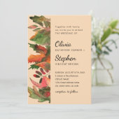 葉秋。秋の森林植物学結婚院 招待状 (スタンド正面)