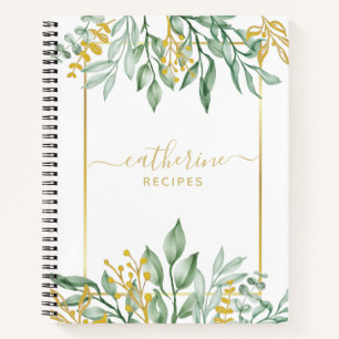 葉空白のは自分の料理本のレシピを入書れる ノートブック