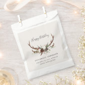 葉素朴フローラと牡鹿の誕生会 フェイバーバッグ (クリップ留めされた状態)